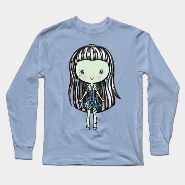 Frankenstein Girl: Lil' CutiEs Long Sleeve T-Shirt by Ellador